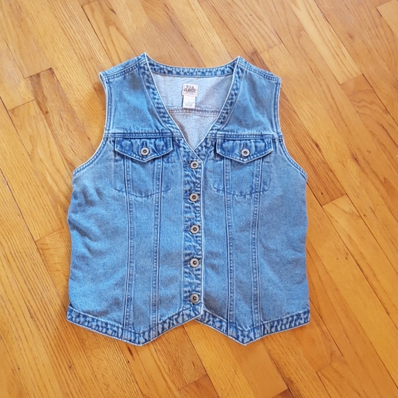 Vintage Jackets & Blazers - Vintage Blue Jean Vest
